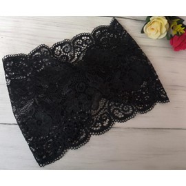 Lace Headbands for Women, Fashion Hair Accessories (Black, One Size)