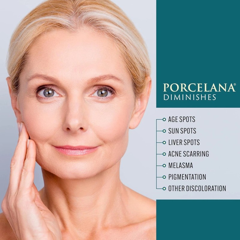 Porcelan Nighttime Hydration Cream Fades Dark Spots 3 OZ(Pack Of