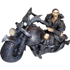 Nemesis Now Screaming Wheels 18cm, Resin, Black