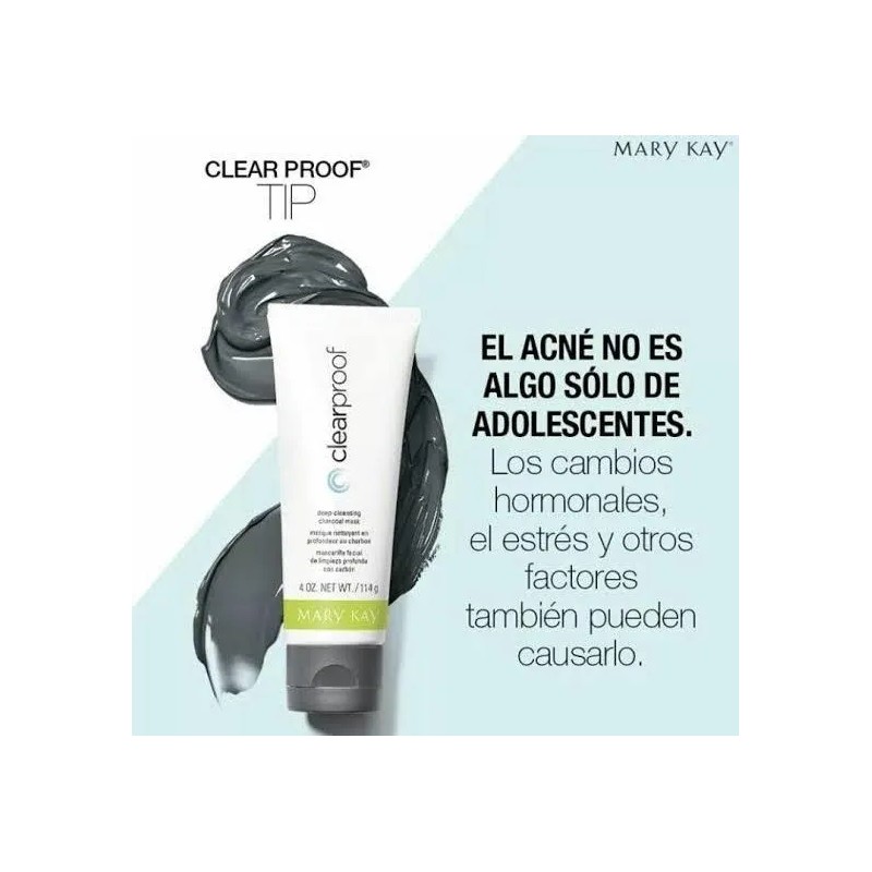 Mascarilla Facial Limpieza Profunda Con Carbón Clear Proof