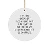 Aircraft Mechanic Gifts from Men - Funny Circle Ornament for