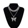 Gilieyer Women Hip Hop Gold Crystal Choker Necklace Bling Rhinestone