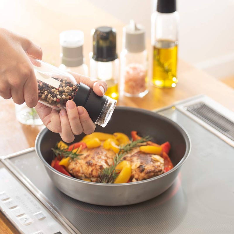 HARIO SMS-120-B Spice Mill, Salt and Pepper, Practical Capacity, 4.2