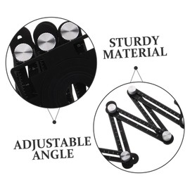 jojofuny Aluminum Alloy Ruler Folding Design Multi-angle Measuring Tool for Construction