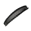 Black Barley Twist Long Banana Hair Clip Clamp Slide Comb Grip