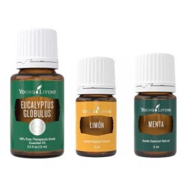 Young Living Set De 3 Aceites Young Living Limón, Menta Y Eucalipto
