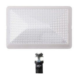 HERCOO - Lente de luz LED de cúpula transparente interior para E9SZ-13783-A compatible con Ford Ranger 2004-2011, F250 F350 F450 F550 Super Duty 1999-2004 reemplazo del mercado de accesorios