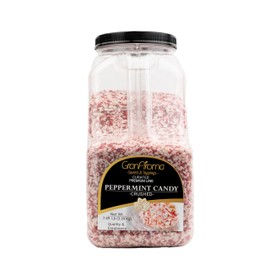 GranAroma Crushed Peppermint Candy, Minty & Refreshing, Hot Cocoa, Desserts & Holiday Treats (7.49 Pound)
