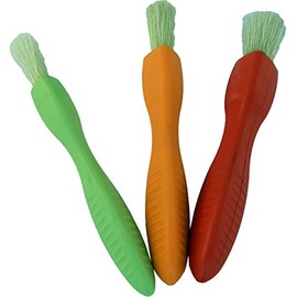 READY 2 LEARN Triangle Grip Paint Brushes - Set of 6 - 3 Sizes - 18m+ - Easy to Grip Paint Brushes for 2, 3 and 4 Year Olds - Encourage Writing Grip