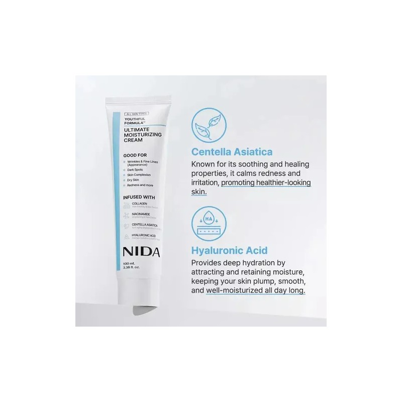 J/ Versión Coreana De La Crema Hidratante Nida Youth Formula