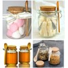 1Pcs 250ml/8.5oz Empty Clear Glass Jam Jar with Cork and