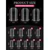 Straight Flat Poly Gel Nail forms for Finger and Toes,