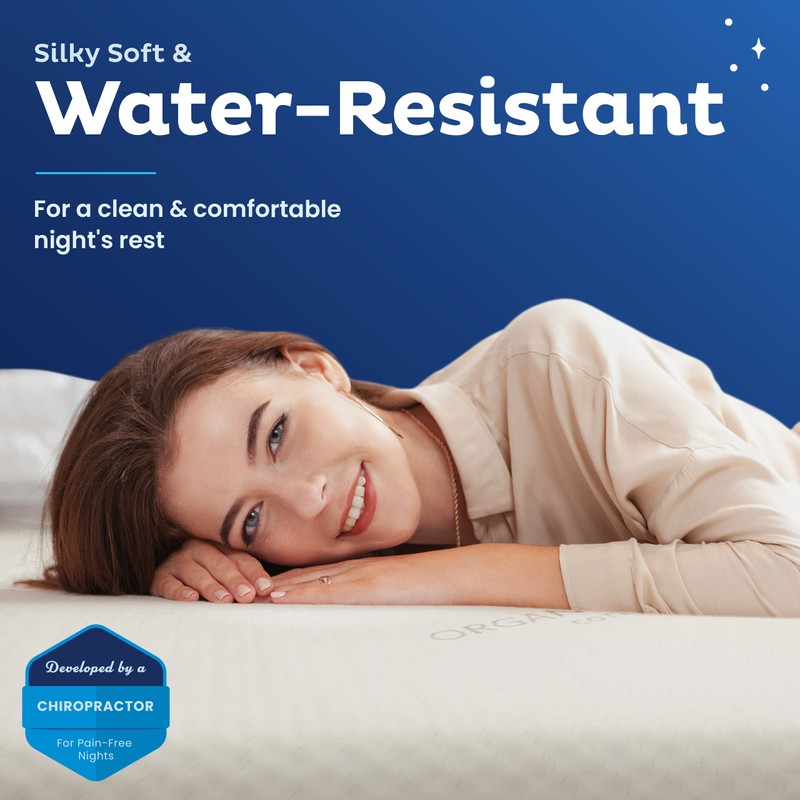 Memory Foam Mattress Protector – Organic Cotton with Eco-Friendly Greenshield