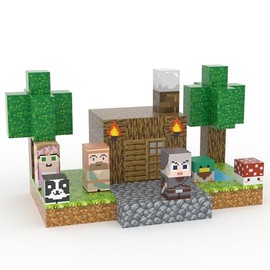 Gleamkid 123pcs Magnetic Building Blocks/Medieval Castle Theme