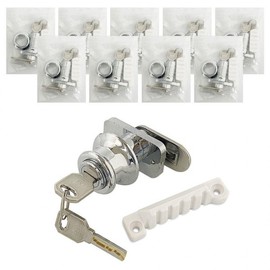10-Pack Locker Key Cylinders for Lockers, Saunas, Changing Rooms For Bathhouses