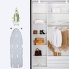 Wall Mount Iron Board Hanger and Ironing Board Storage Organizer