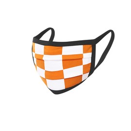 Washable Reusable Cotton Face Mask Pack of 3 Print CHECKERS GOLDENMUSTARDIVORY