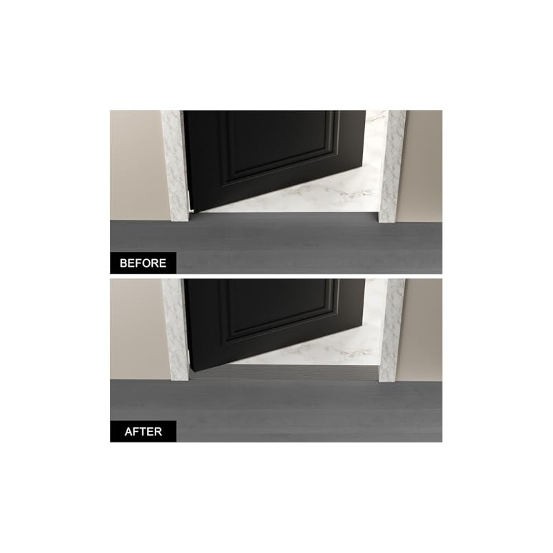 Floor Transition Strip - Self-Adhesive PVC Trim for Carpet to