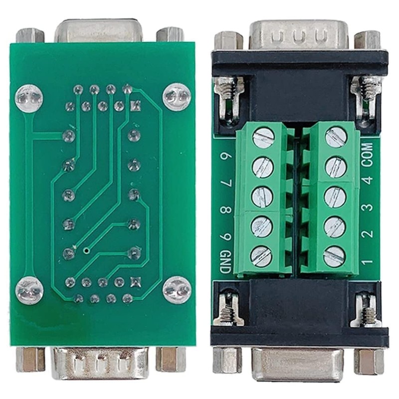 PENGLIN DB9 Male to Female Breakout Board Connector, RS232 D-SUB