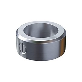 Premium Adjustment Rings with Threaded Screw 20 mm – Pack of 2 – DIN 705 Adjusting Ring 10 x 20 x 10 mm with Threaded Pin – Steel Shaft Rings – Adjusting Ring for Axle Shaft Shaft Rings – Galvanised