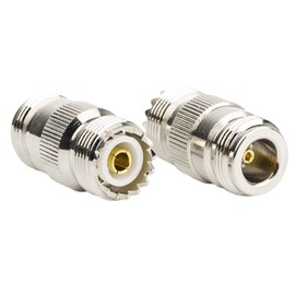 DollaTek Coaxial RF Male N-K Female to UHF K Female SO239 Adapter (Pack of 2)