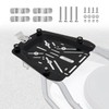 TEMSONE Universal Motorcycle Top Case Mounting Plate with Hardware