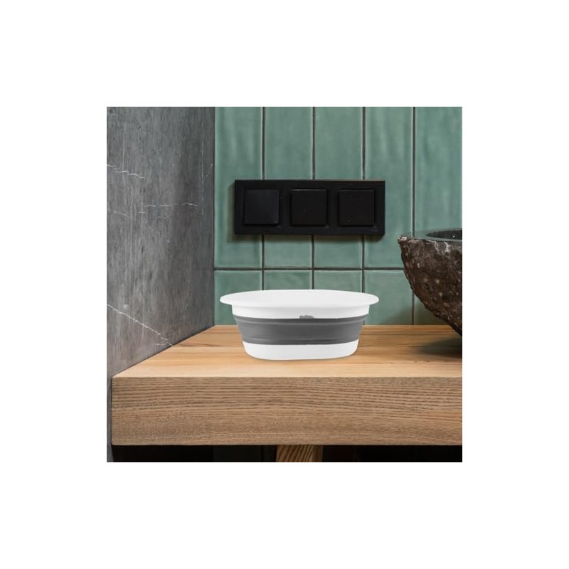 Abaodam Lavabo Plegable Portátil Para Viajes Y Camping Plástico Pequeño