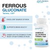 Puregen Ferrous Gluconate 324 mg [High Potency] Iron Supplement 100