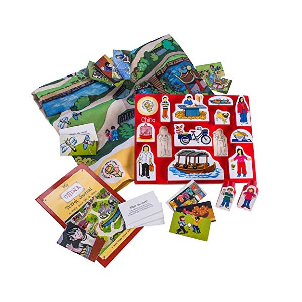 World Village Playset China, Award-Winning Play Gift for Kids, Teach and Learn Chinese Culture and Heritage, Fun Child Travel Toy, Multicultural Educational Adventure