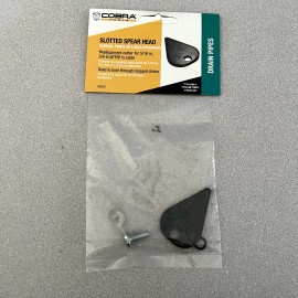 Cobra Slotted Spear Head For Replacement Cutter 5/16 in 3/8 in or 1/2 in cable