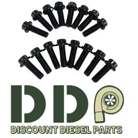 DDP FOR Ford Powerstroke F250 F350 F450 7.3L Stainless Headers Manifolds BOLT KIT