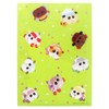 Sunstar Stationery PUIPUI Molker, Clear File, Die Cut, B Pattern