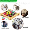 VICTHY 100pcs (10 Colors) Cat Nail Caps, Cat Claw Caps
