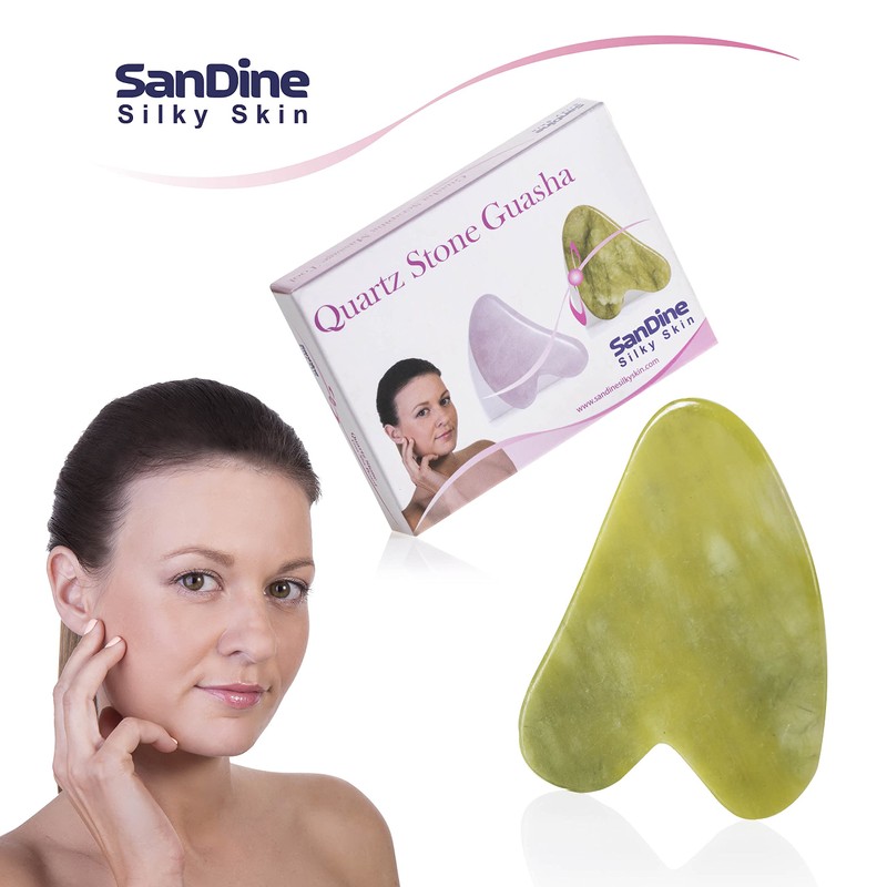 Premium Gua Sha Stone Tool for Face - Jade Gua