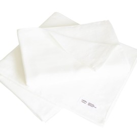 Tramparan Made in Japan Gauze Towel Bath Towel Set of 2 Colored Gauze Towel Senshu Towel Quick-Drying Absorbent Thin Cotton 100% (Off White)