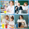 Jansun 12 Pack Teacher Appreciation Reusable Coffee Cups Plastic Tumblers