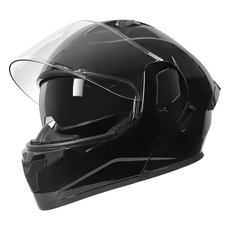 SPARK DOT Approved Modular Flip-Up Dual Visor Motorcycle Full Face