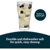 Libbey Gibraltar Drinking Glass Drinking Cup Set, Iconic Heavy Base