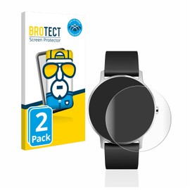 brotect 3D Curved Screen Protector compatible with Withings Steel HR (36 mm) (2 Pack) - Full Screen Coverage