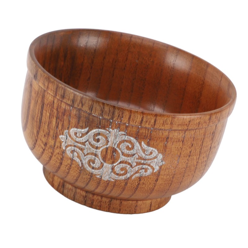 Bowl Sour Jujuba Wood Handmade Anti Scald Classic Rice Bowl