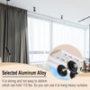 Double Row Curtain Track, Silent Heavy Duty Curtain Track Rail