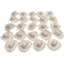 24 Mini Sombrero Vaquero Rodeo de 5 cm