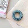 Hair Tie Matte Telephone Line Spring Light Blue (WFGF9BI) / 머리묶기 헤어끈 무광 전화선 스프링 라이트 블루 (WFGF9BI)