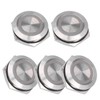 5Pcs Momentary Push Button Switch Metal Auto Reset Ultra Thin