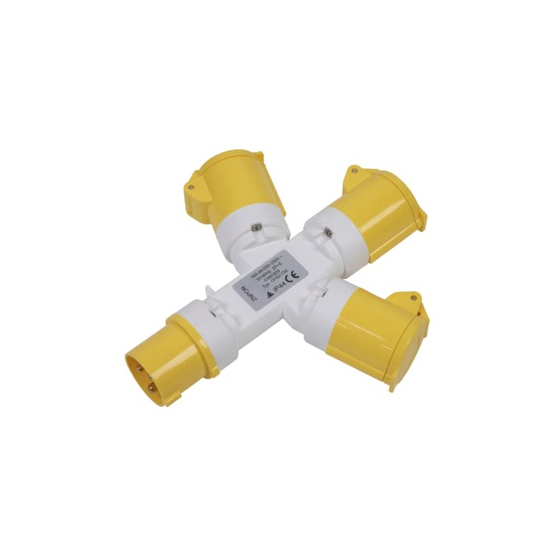 2P+E 3-Way Adaptor 110V