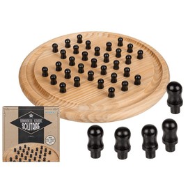 Out of the blue Wooden Board Game Solitaire Approx. 28.5 cm