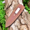 Handmade Dagger Fixed blade Leather Sheath / Holster / back