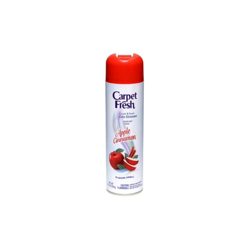 Carpet Fresh - 280174 Quick-Dry Foam, Apple Cinnamon, 10 OZ,