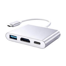 USB Type C HDMI Adapter Type C Hdmi Converter (2025 Latest Pro Version) 4K 30Hz Resolution HDMI Port USB 3.0 High Speed Port Type 100W PD Rapid Charging Port Converter Adapter UHD Type C HDMI MacBook