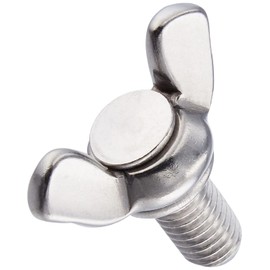 TRUSCO B35-0815 Forged Butterfly Bolts, Stainless Steel, M8 x 15, 4 Pieces